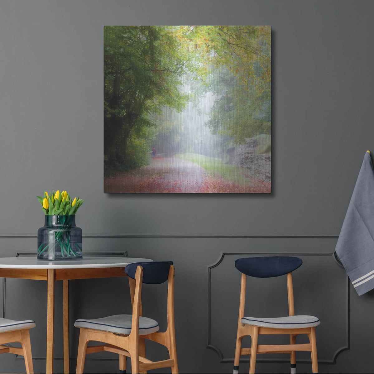 'Into The Light' by Keri Bevan – Metal Wall Art, 36x36 room view