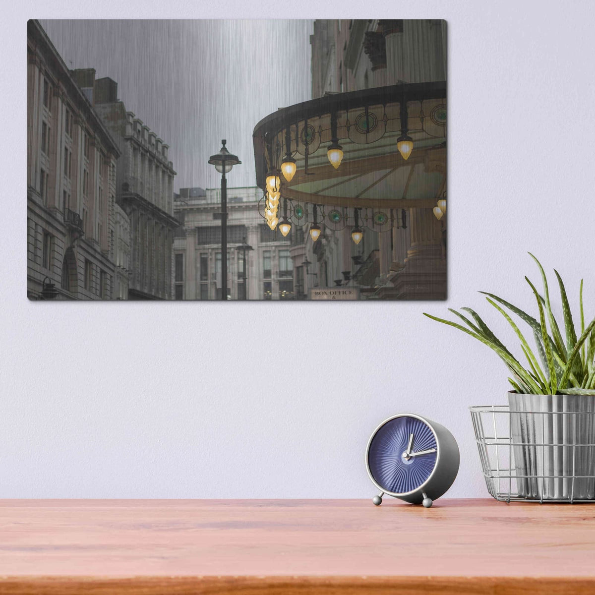 'Palladium' by Keri Bevan – Metal Wall Art, 16x12 room view