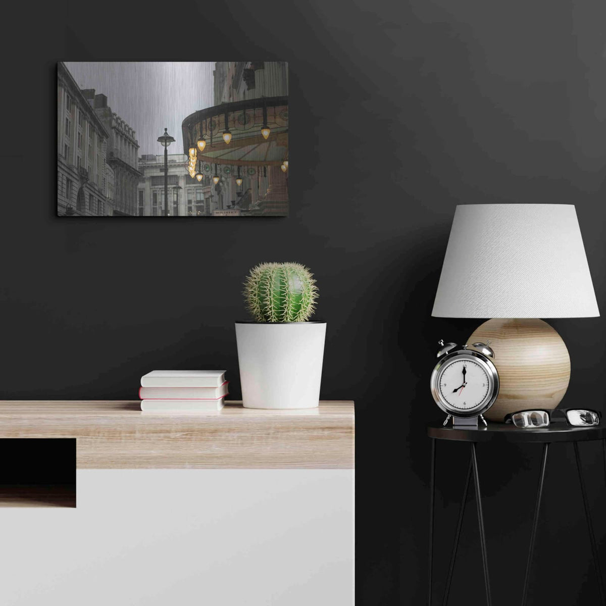'Palladium' by Keri Bevan – Metal Wall Art, 24x16 room view