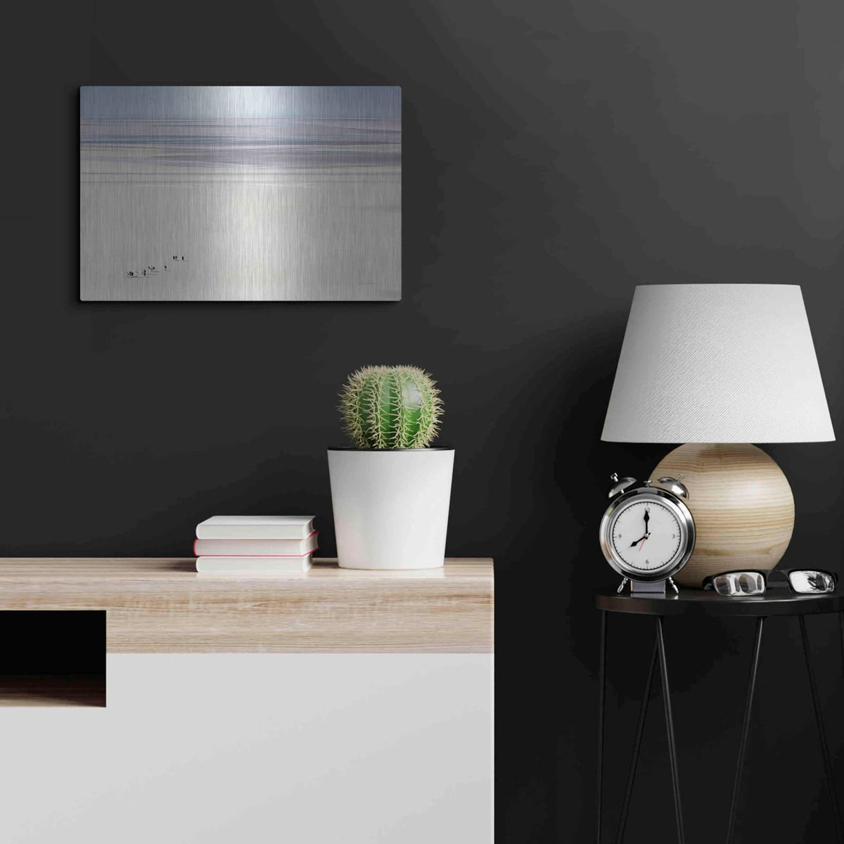 'Caravan In France' by Keri Bevan – Metal Wall Art, 24x16 room view