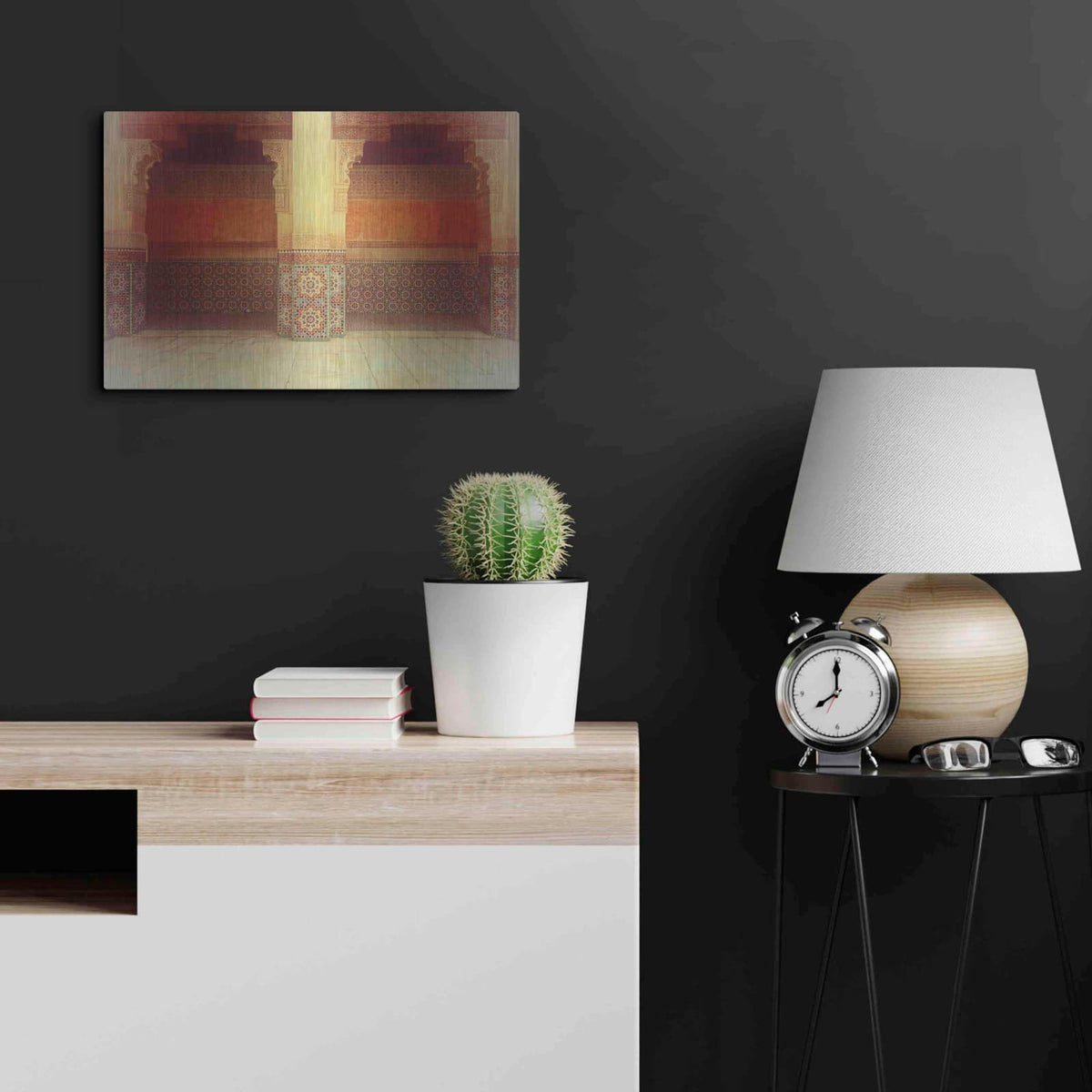 'Palace Walk V2 Crop' by Keri Bevan – Metal Wall Art, 24x16 room view