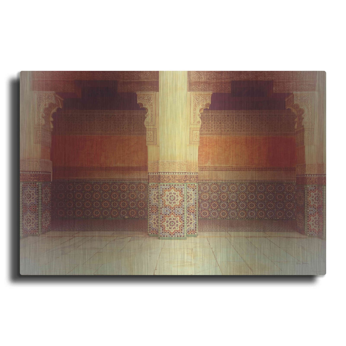 'Palace Walk V2 Crop' by Keri Bevan – Metal Wall Art