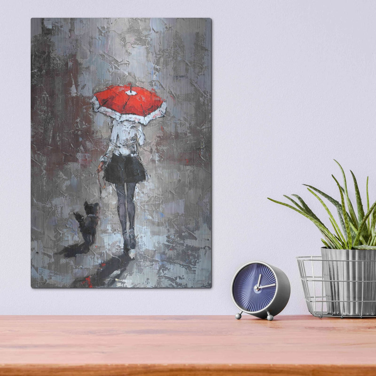 'An Urban Autumn' by Alexander Gunin – Metal Wall Art, 12x16 room view