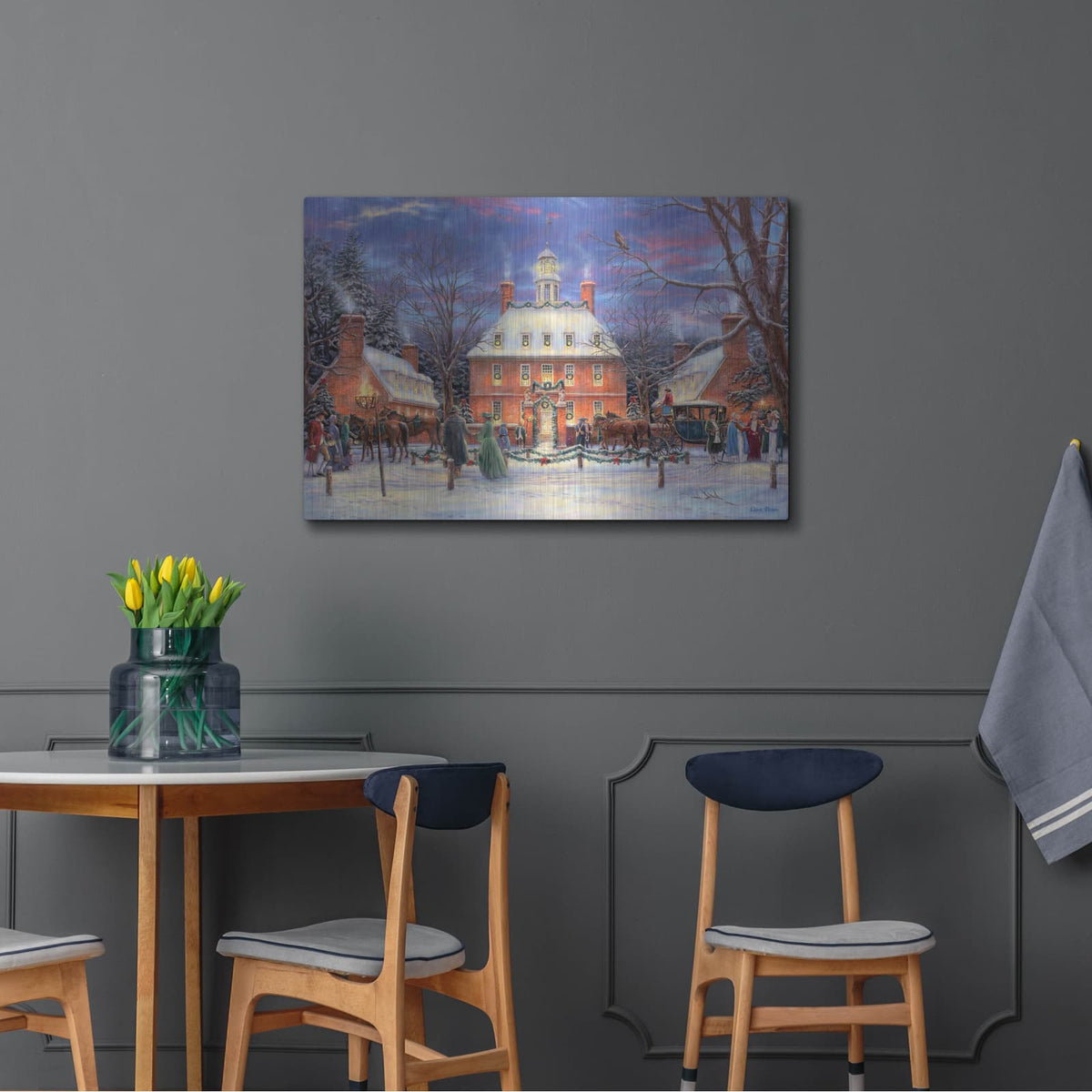 'The Governor's Party' by Chuck Pinson – Metal Wall Art, 36x24 room view