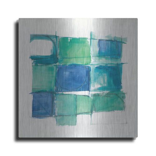 '131 West 3rd Street Square II On White' by Mike Schick – Metal Wall Art