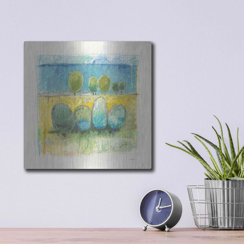 'Morning Grove' by Mike Schick – Metal Wall Art, 12x12 room view