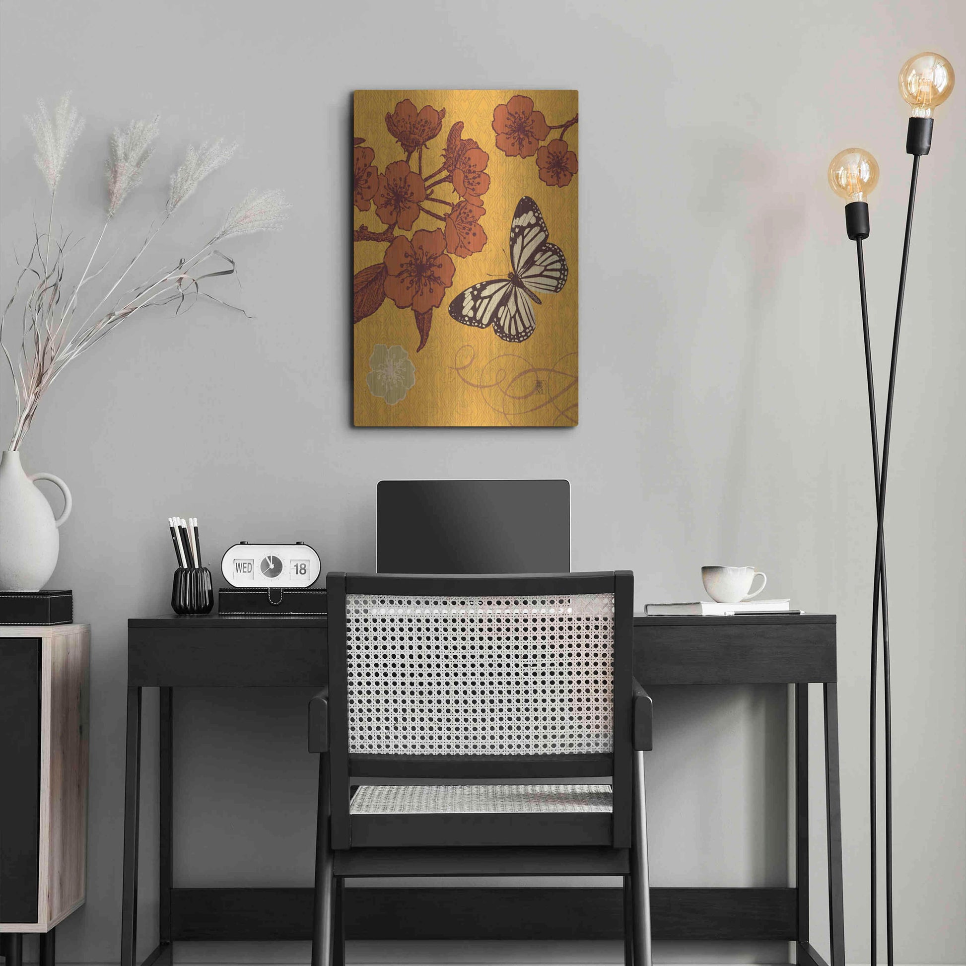 Luxe Metal Art 'Orchard Bloom' by Studio Mousseau, Metal Wall Art,16x24