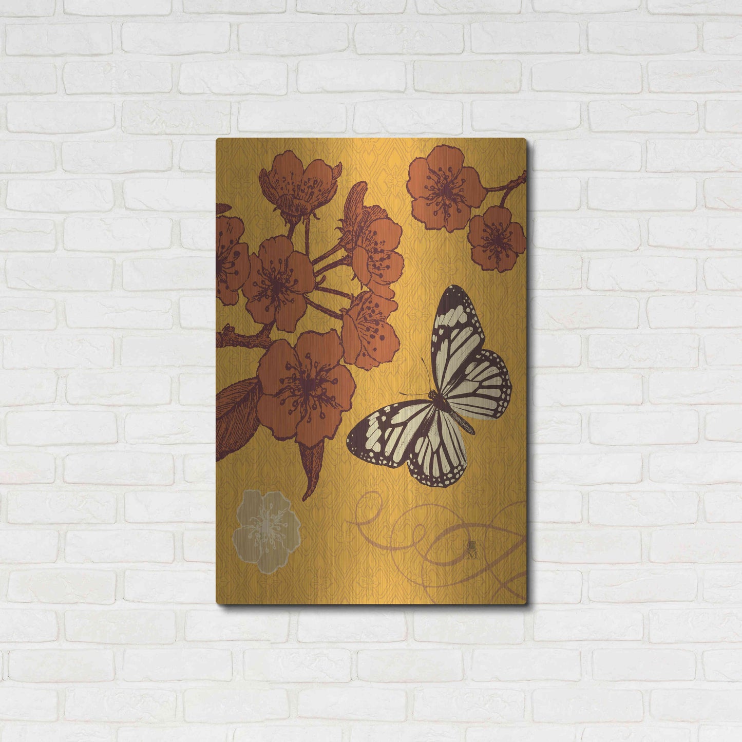 Luxe Metal Art 'Orchard Bloom' by Studio Mousseau, Metal Wall Art,24x36