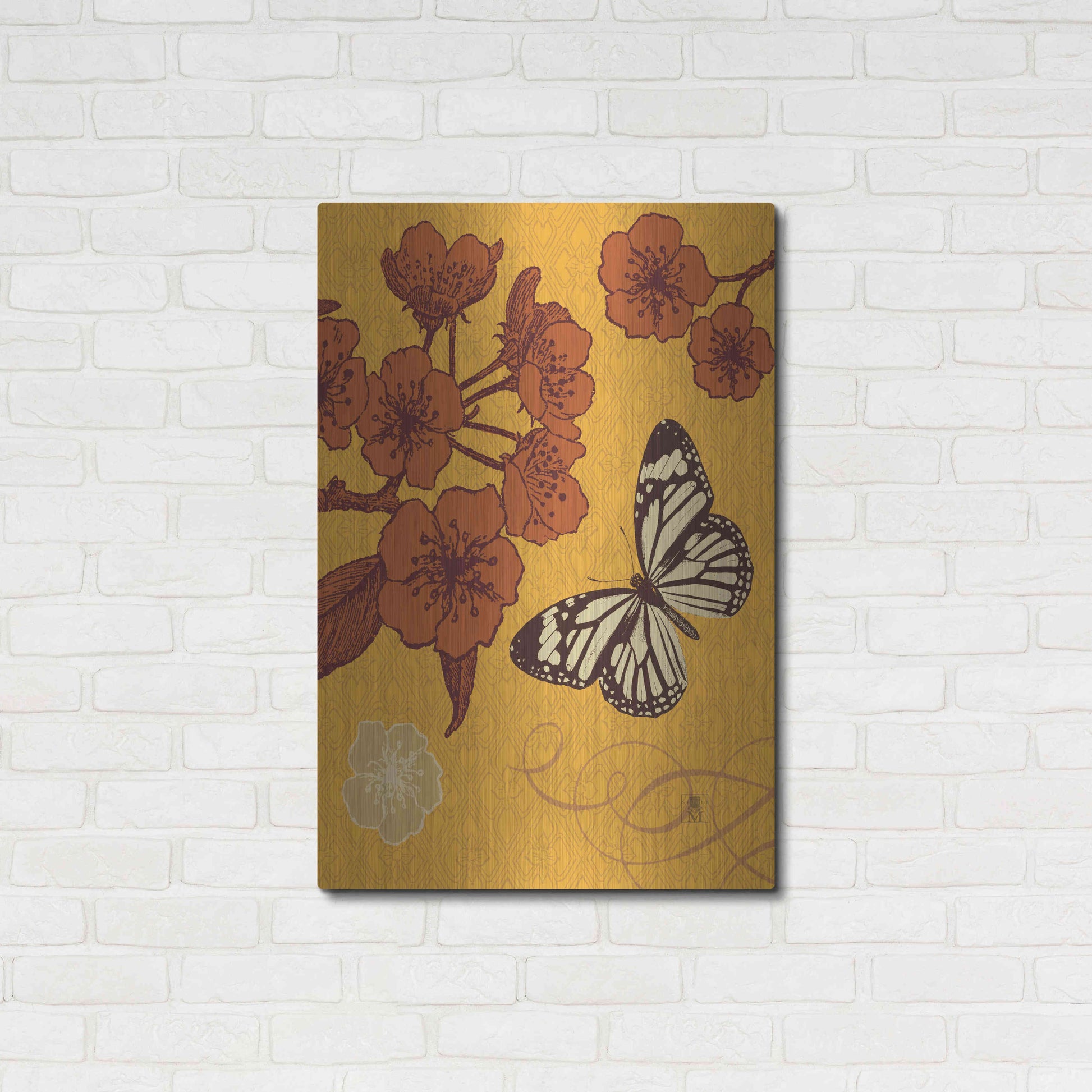 Luxe Metal Art 'Orchard Bloom' by Studio Mousseau, Metal Wall Art,24x36