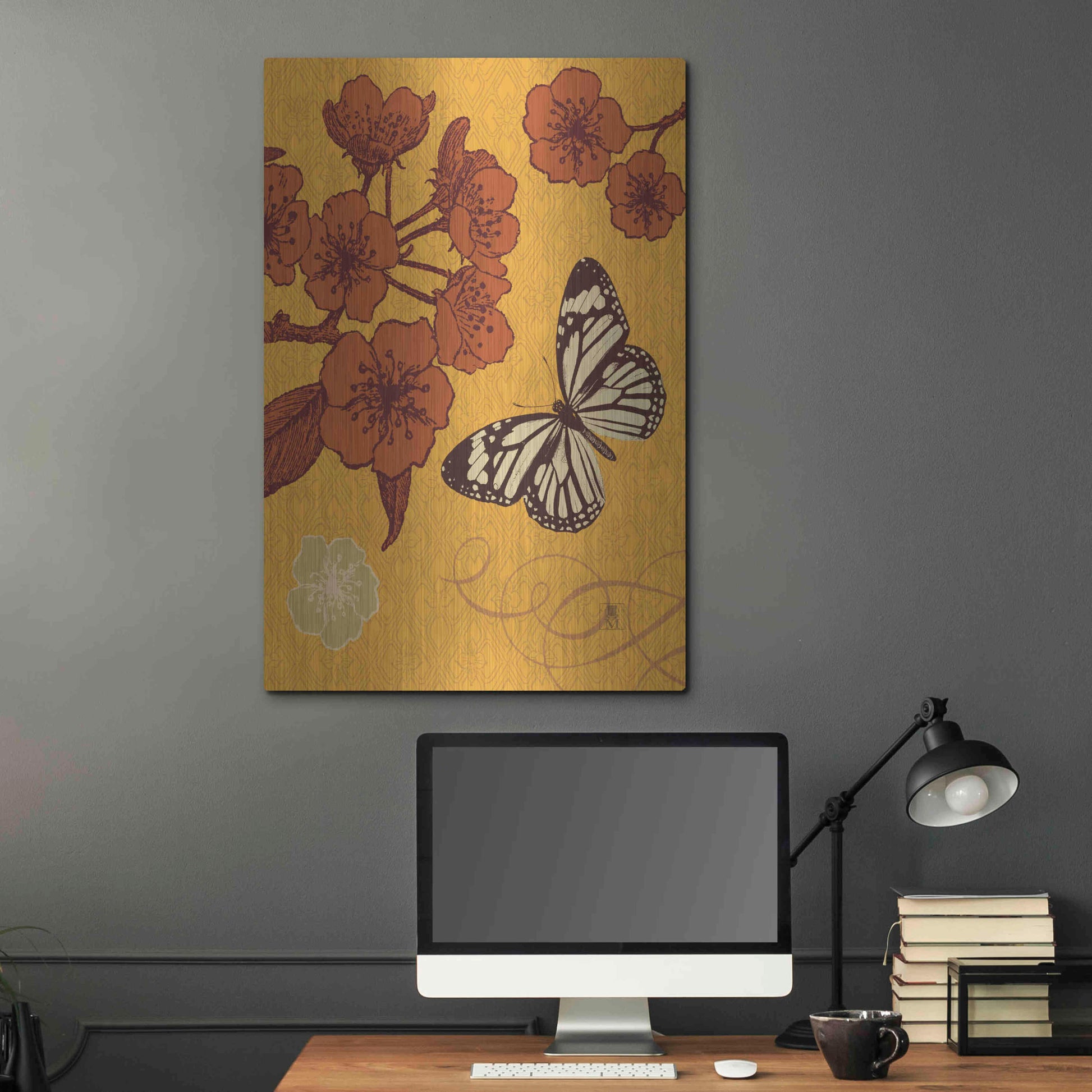 Luxe Metal Art 'Orchard Bloom' by Studio Mousseau, Metal Wall Art,24x36