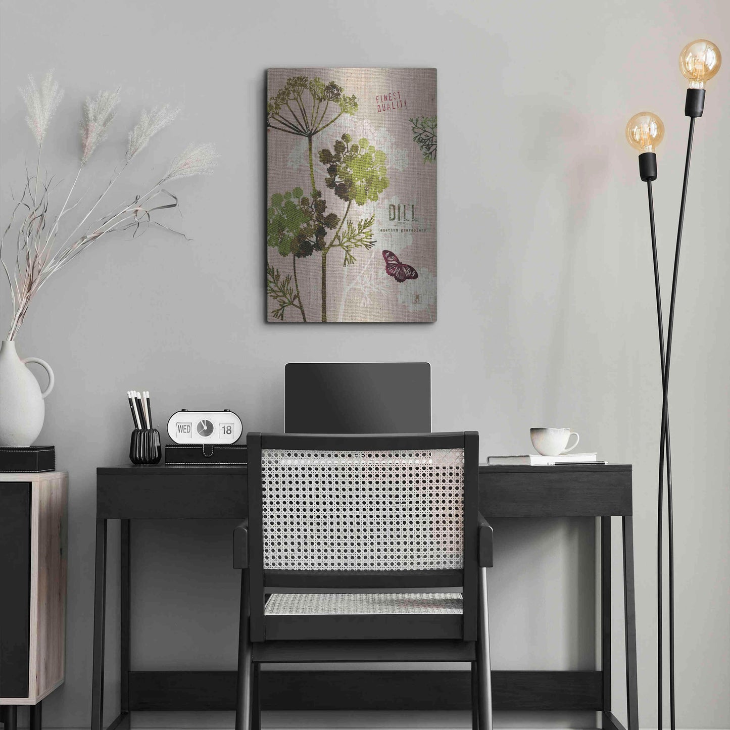 Luxe Metal Art 'Organic Dill' by Studio Mousseau, Metal Wall Art,16x24