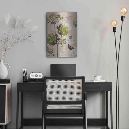 Luxe Metal Art 'Organic Dill' by Studio Mousseau, Metal Wall Art,16x24