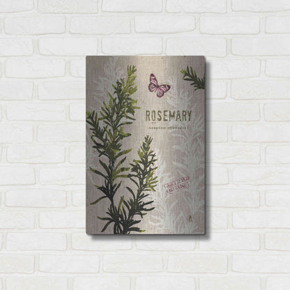 Luxe Metal Art 'Organic Rosemary' by Studio Mousseau, Metal Wall Art,16x24