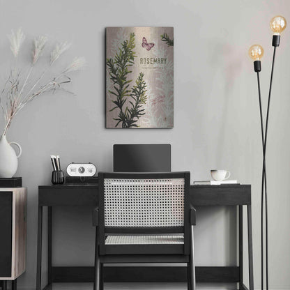 Luxe Metal Art 'Organic Rosemary' by Studio Mousseau, Metal Wall Art,16x24