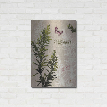 Luxe Metal Art 'Organic Rosemary' by Studio Mousseau, Metal Wall Art,24x36