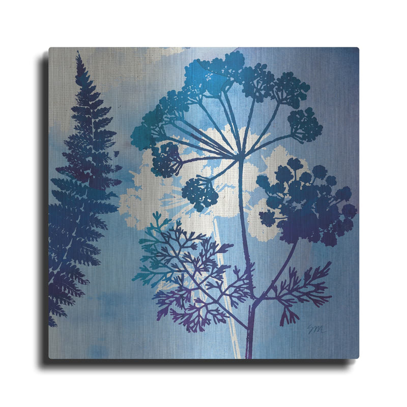 'Blue Sky Garden II' by Studio Mousseau – Metal Wall Art