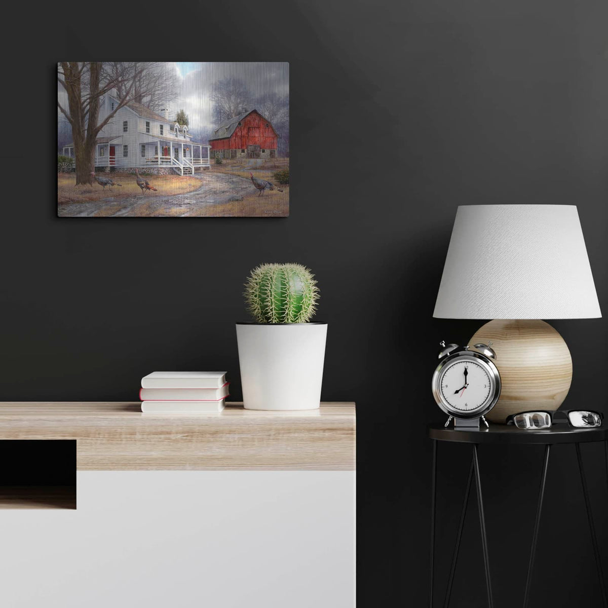 'The Way It Used To Be' by Chuck Pinson – Metal Wall Art, 24x16 room view