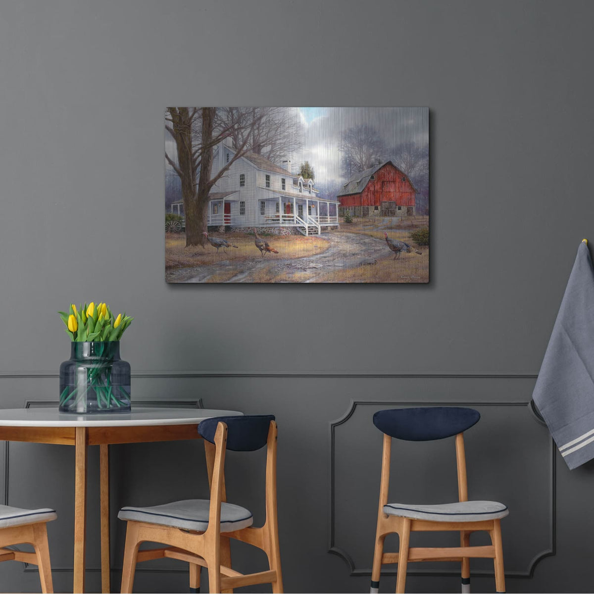 'The Way It Used To Be' by Chuck Pinson – Metal Wall Art, 36x24 room view