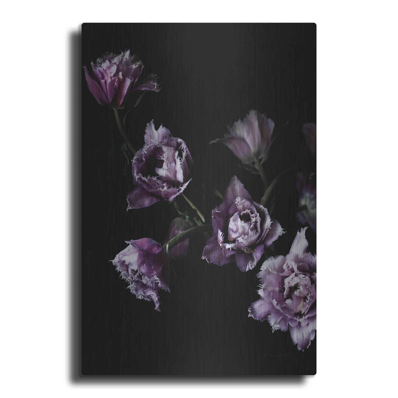'Purple Fringed Tulips III' by Elise Catterall – Metal Wall Art