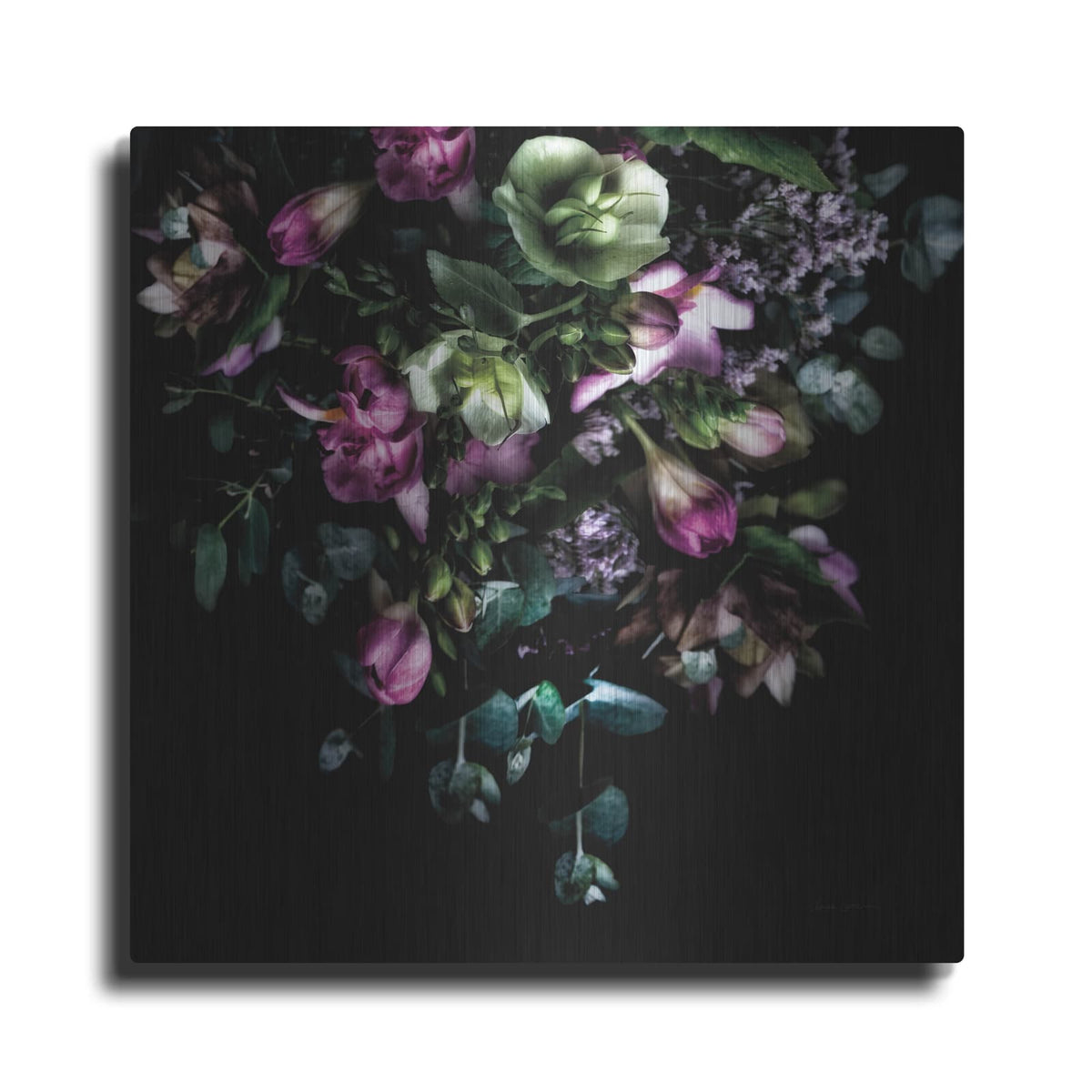 'Hellebores Bouquet' by Elise Catterall – Metal Wall Art