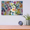'Colorful Cubes' by Wild Apple Portfolio – Metal Wall Art, 16x12 room view