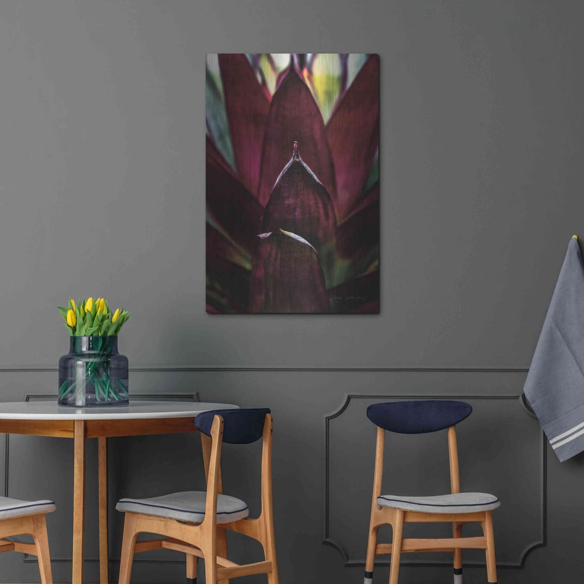 'Succulent Detail I' by Elise Catterall – Metal Wall Art, 24x36 room view