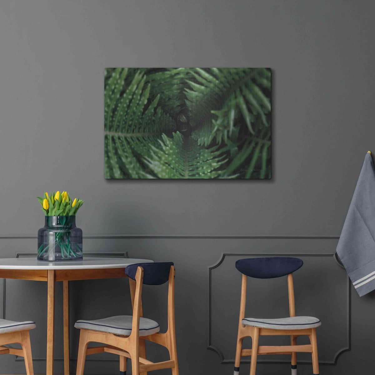 'Fern Detail' by Elise Catterall – Metal Wall Art, 36x24 room view