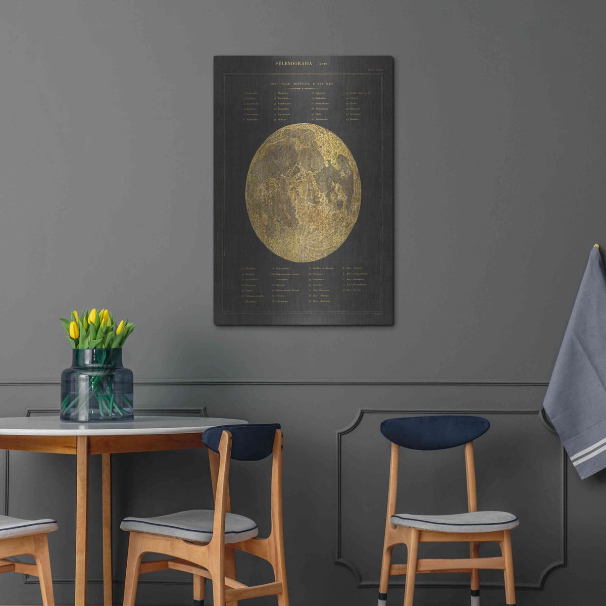 'Astronomical Chart I' by Wild Apple Portfolio – Metal Wall Art, 24x36 room view