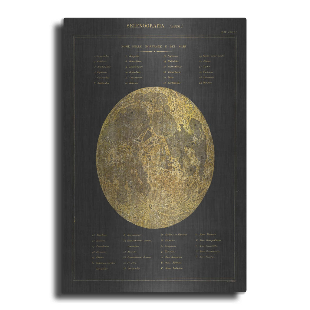 'Astronomical Chart I' by Wild Apple Portfolio – Metal Wall Art