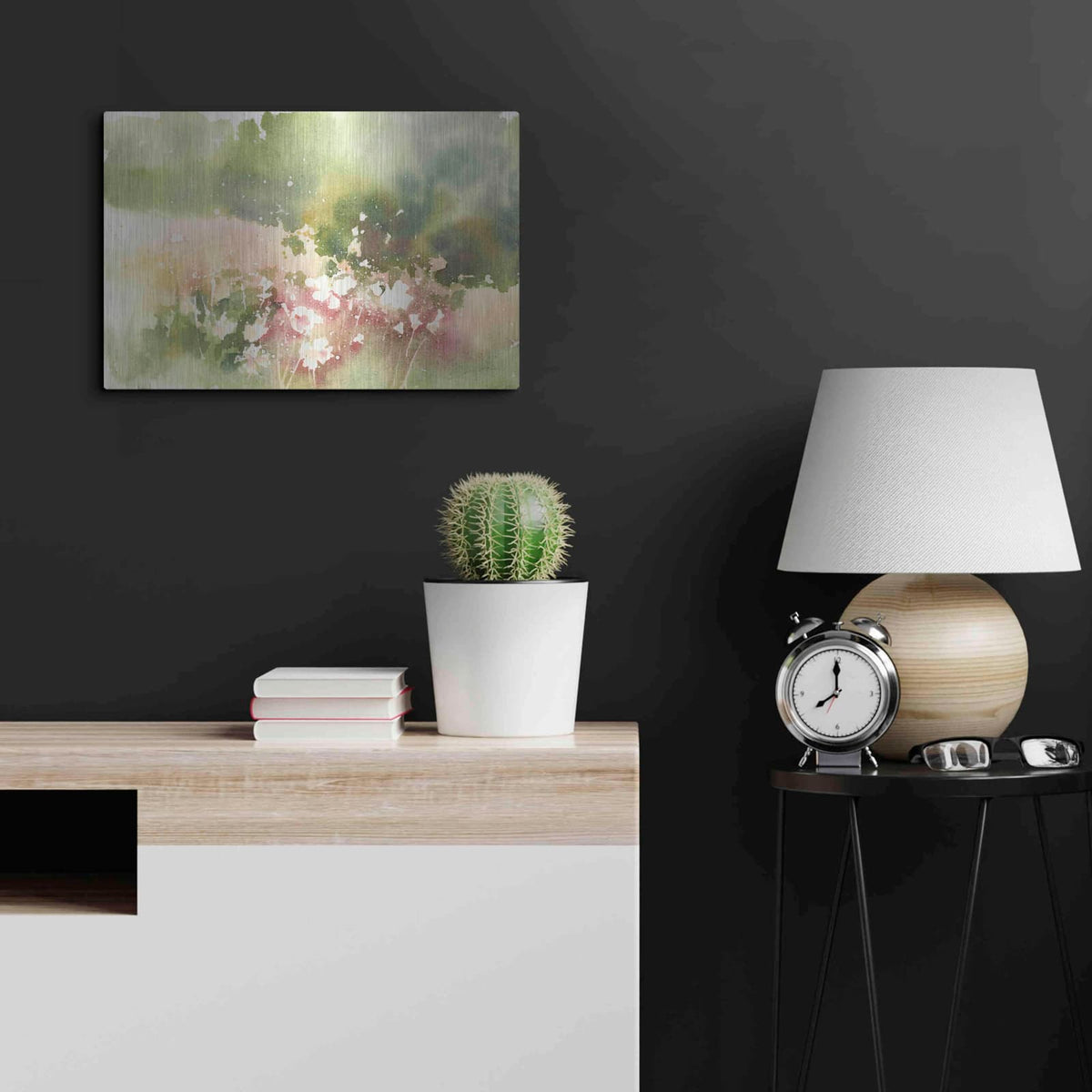 'Floral Field' by Katrina Pete – Metal Wall Art, 24x16 room view