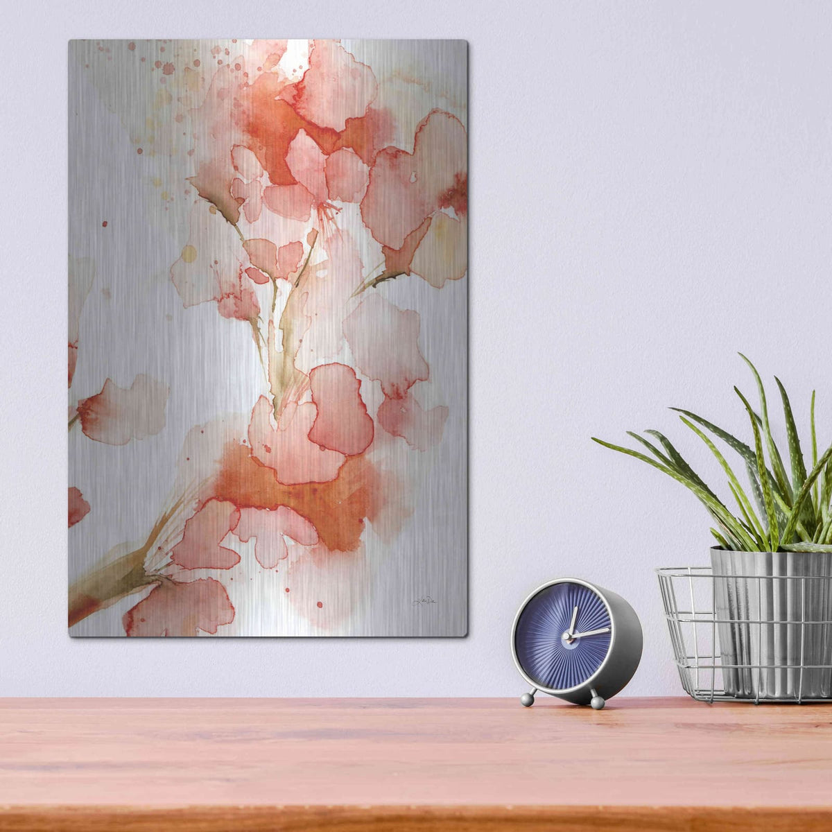 'Blossom II Crop' by Katrina Pete – Metal Wall Art, 12x16 room view