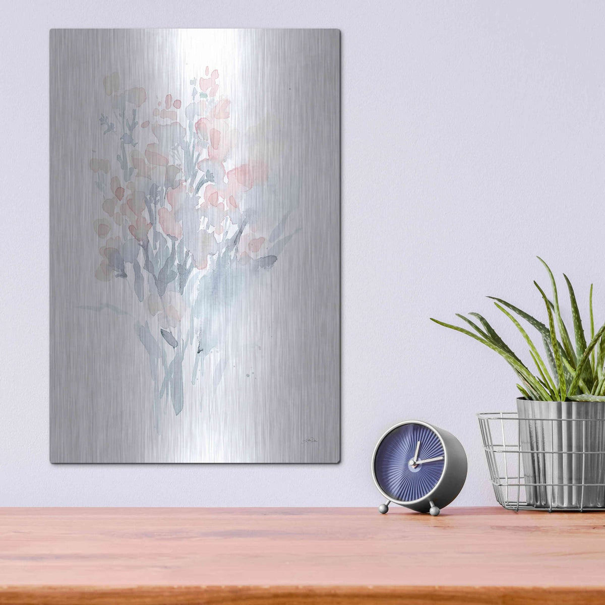 'Fresh Blooms II' by Katrina Pete – Metal Wall Art, 12x16 room view