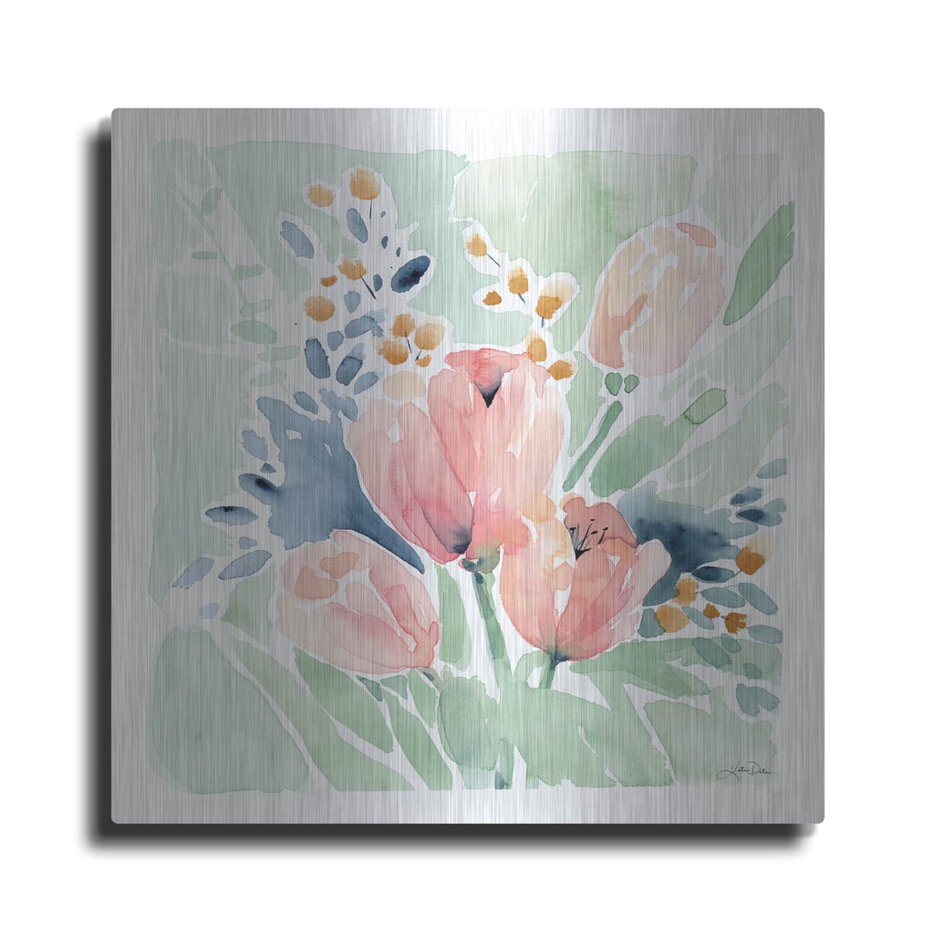 'Tulip Bower' by Katrina Pete – Metal Wall Art