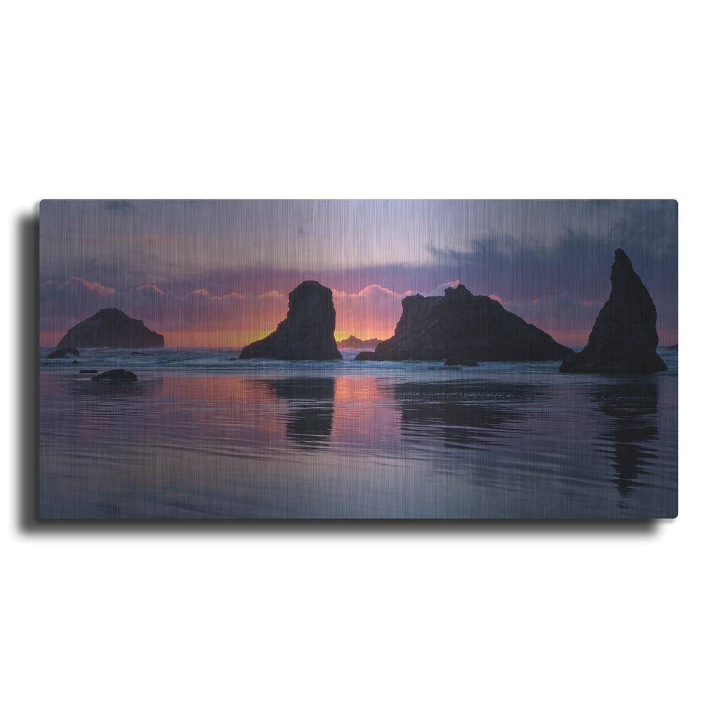 'Bandon Beach Tsunami' by Jesse Estes – Metal Wall Art