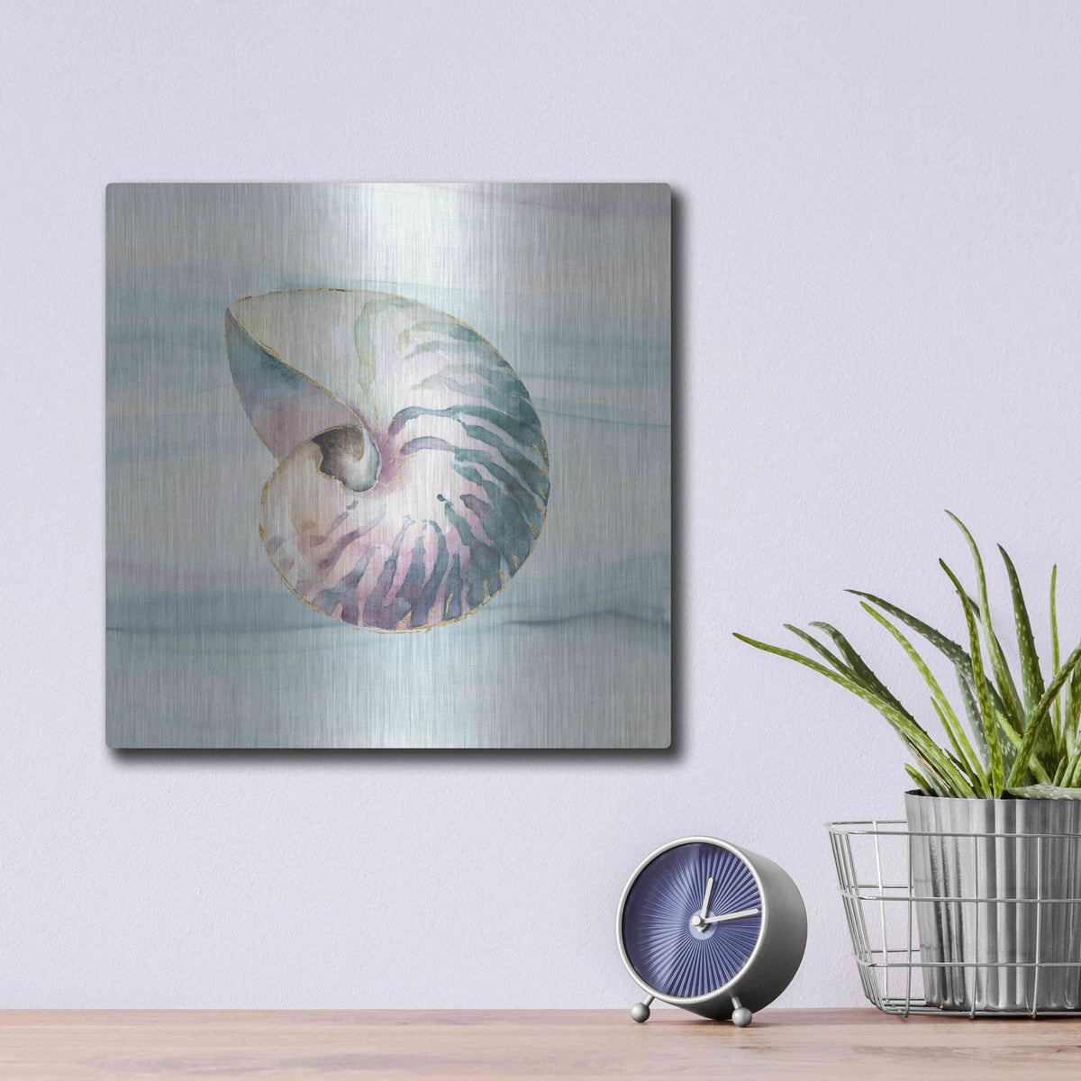'Ocean Dream V' by Lisa Audit – Metal Wall Art, 12x12 room view