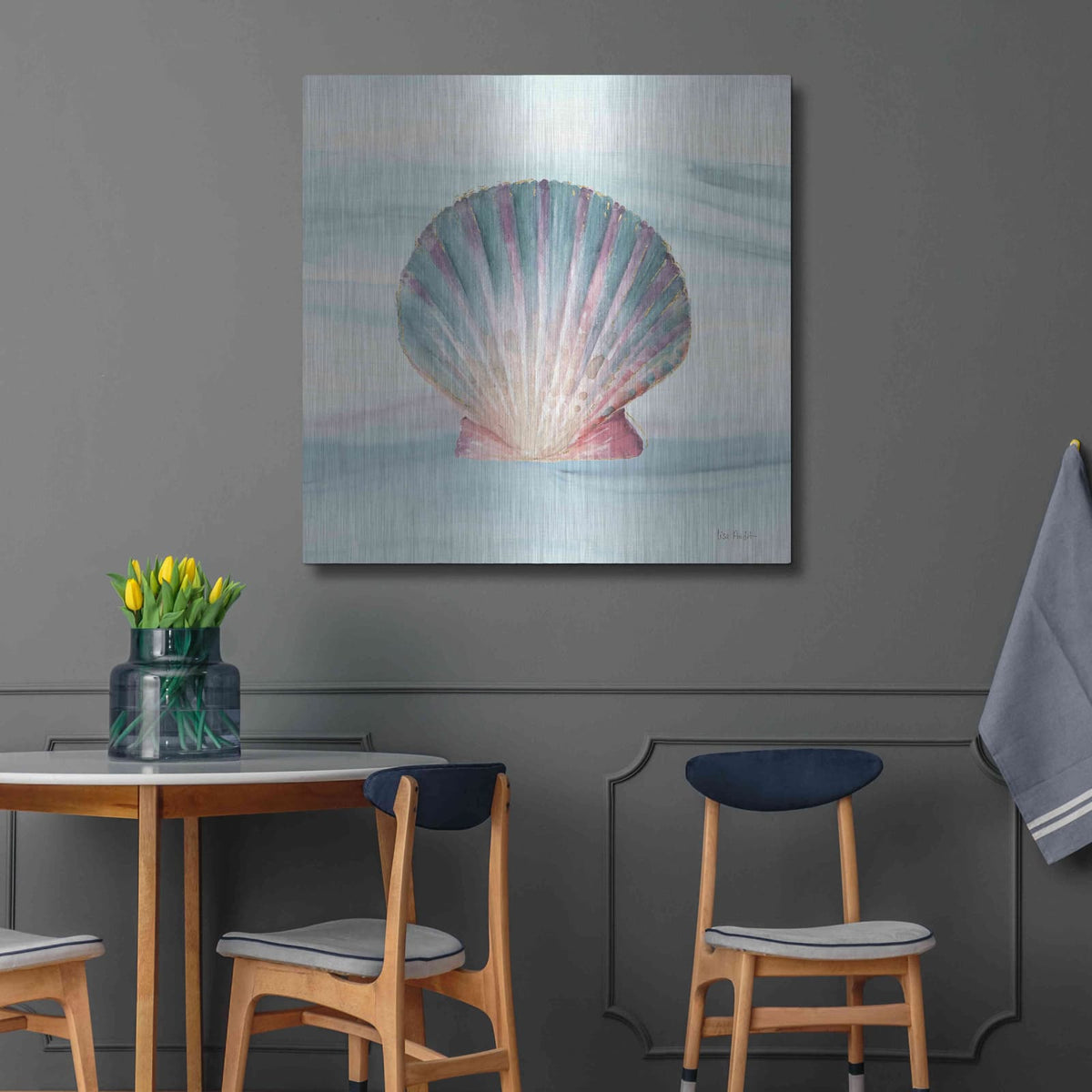 'Ocean Dream VI' by Lisa Audit – Metal Wall Art, 36x36 room view