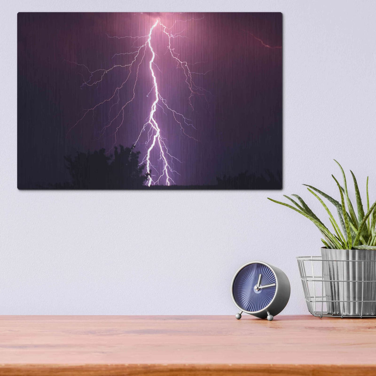 'Thunder' by NASA Space Photos – Metal Wall Art, 16x12 room view