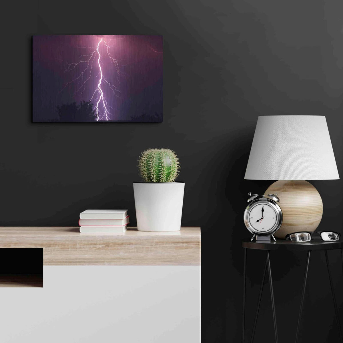 'Thunder' by NASA Space Photos – Metal Wall Art, 24x16 room view