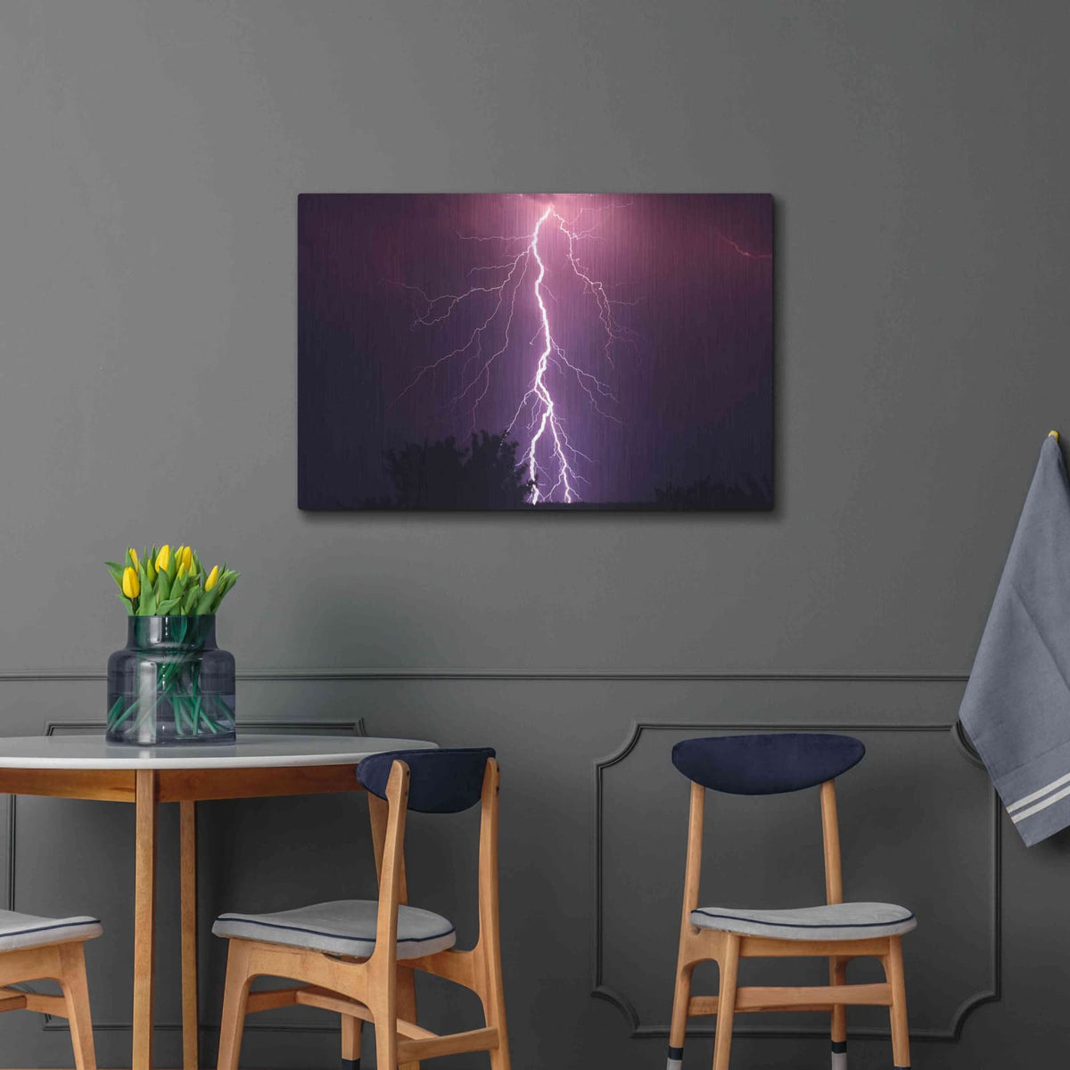 'Thunder' by NASA Space Photos – Metal Wall Art, 36x24 room view