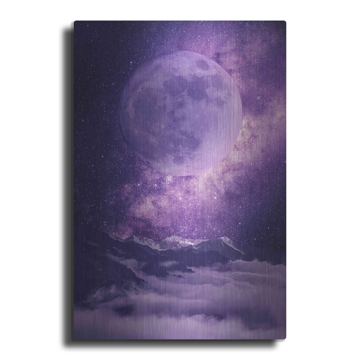 'Sublime Moonlight' by NASA Space Photos – Metal Wall Art