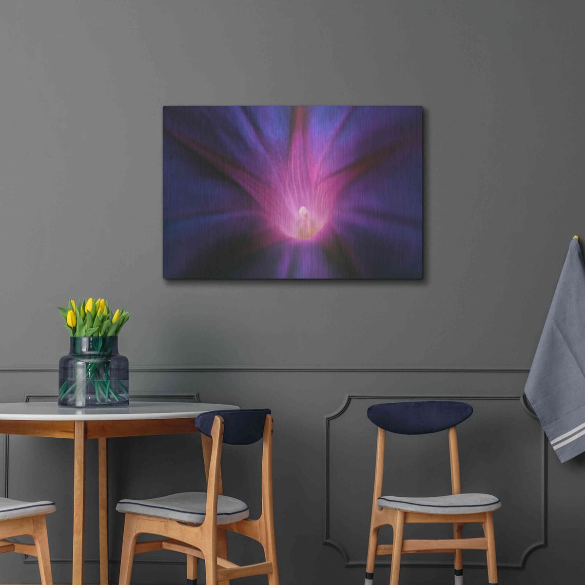 'Purple Pageantry Winds' by NASA Space Photos – Metal Wall Art, 36x24 room view
