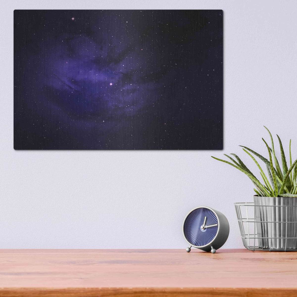 'Persian Indigo Night' by NASA Space Photos – Metal Wall Art, 16x12 room view