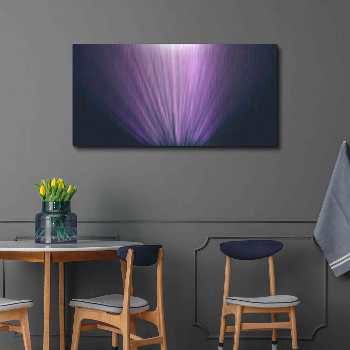 'Peraly Rays' by NASA Space Photos – Metal Wall Art, 48x24 room view