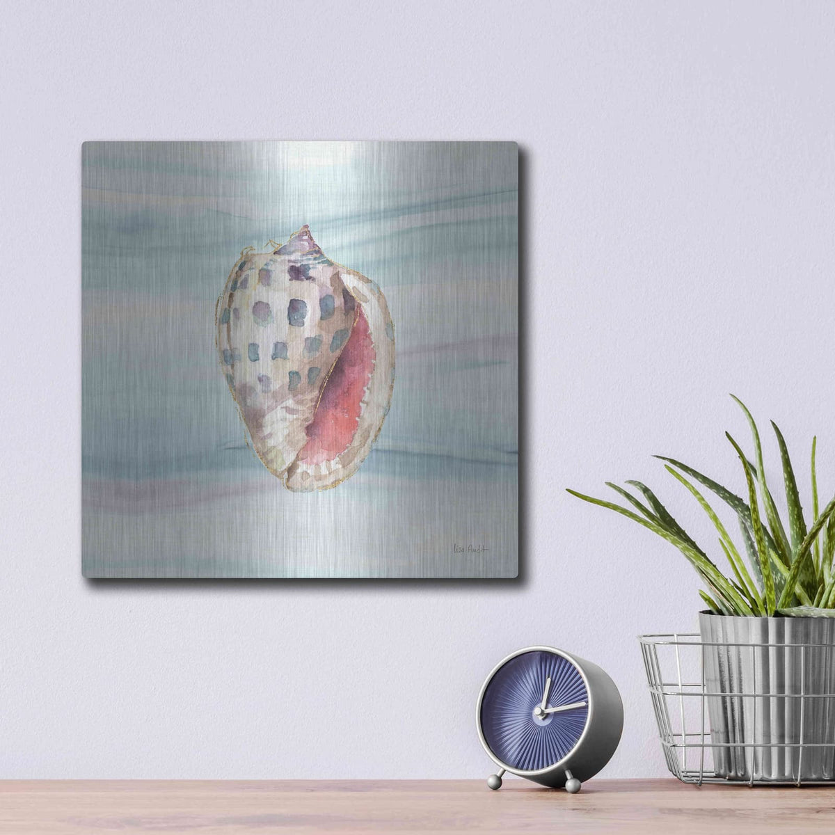 'Ocean Dream VII' by Lisa Audit – Metal Wall Art, 12x12 room view