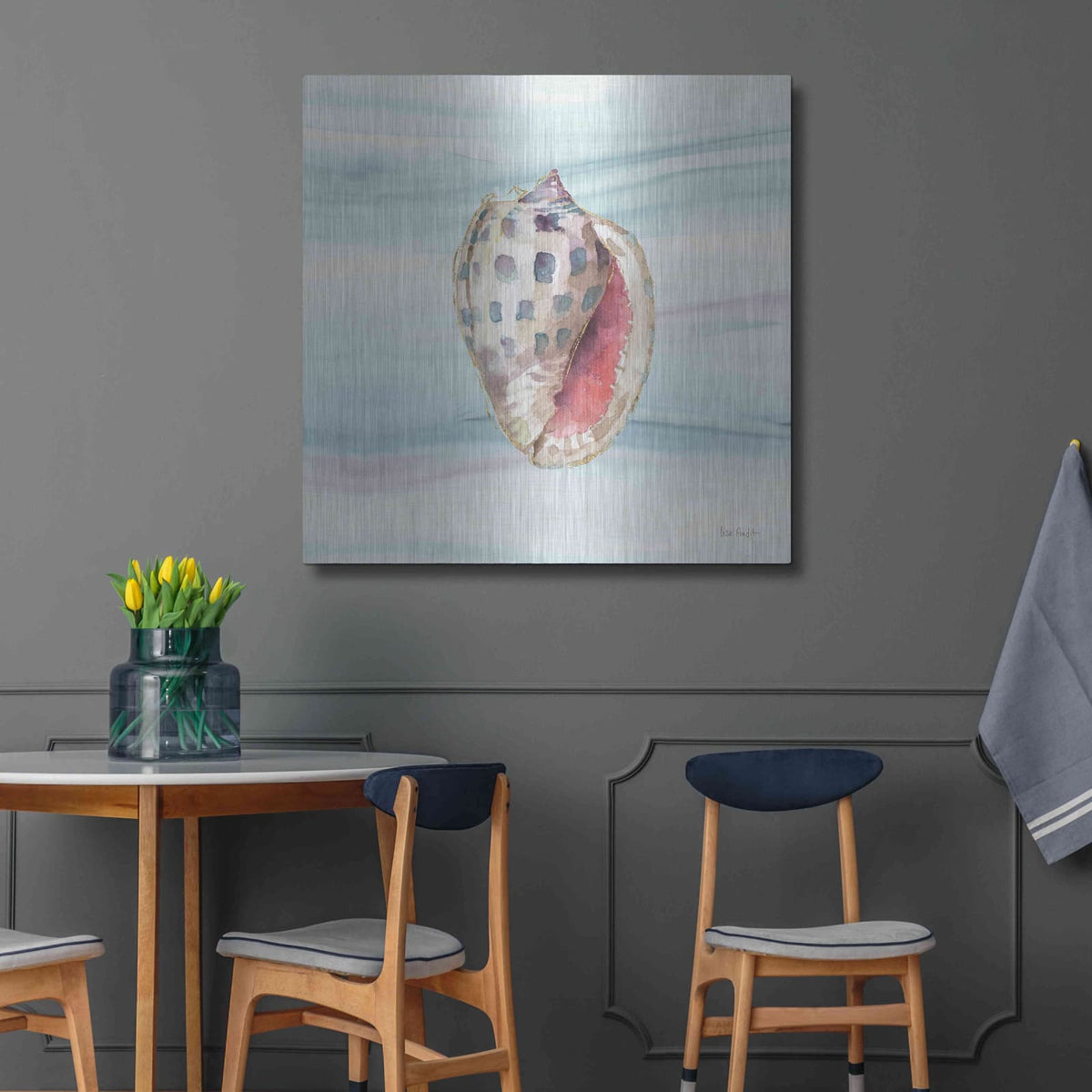'Ocean Dream VII' by Lisa Audit – Metal Wall Art, 36x36 room view