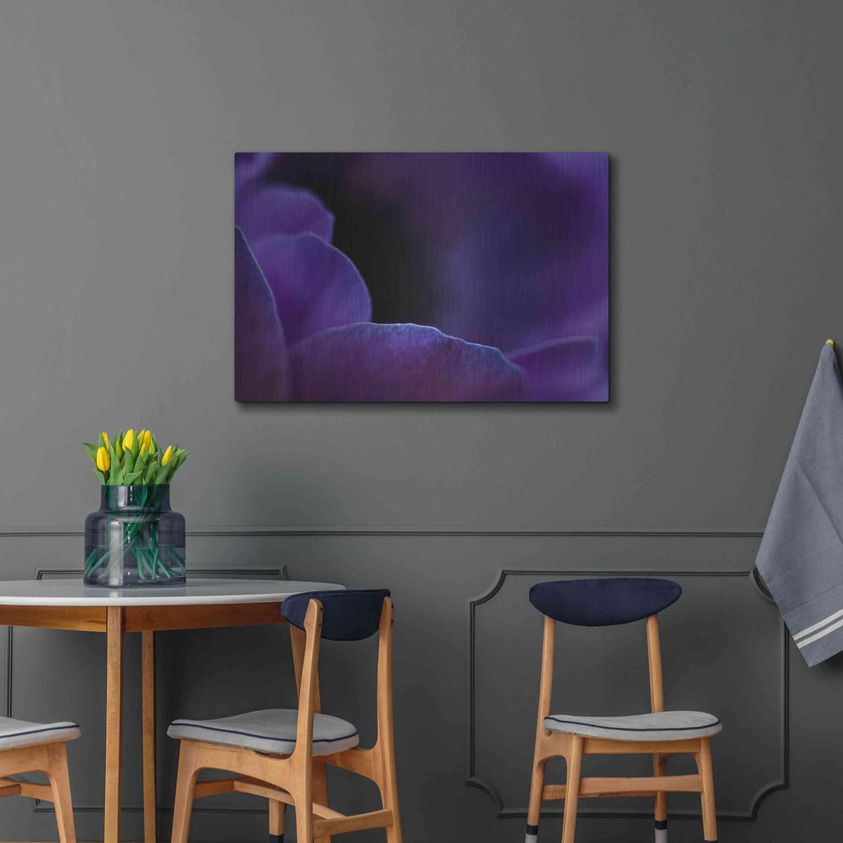 'Midnight Petals' by NASA Space Photos – Metal Wall Art, 36x24 room view