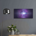 'Lila Above And Beyond' by NASA Space Photos – Metal Wall Art, 24x12 room view