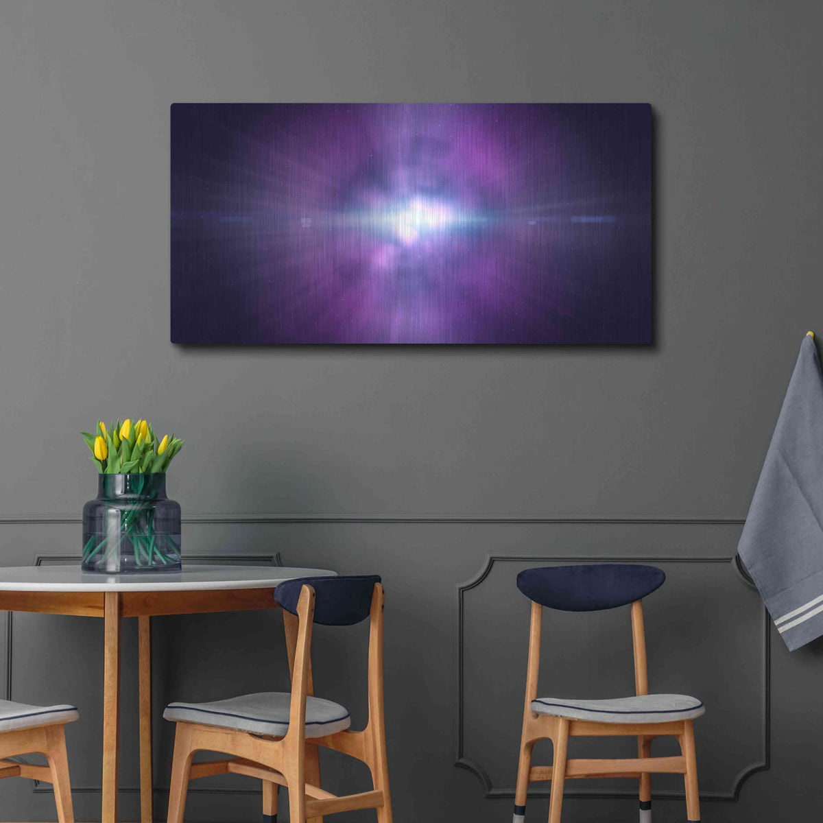 'Lila Above And Beyond' by NASA Space Photos – Metal Wall Art, 48x24 room view