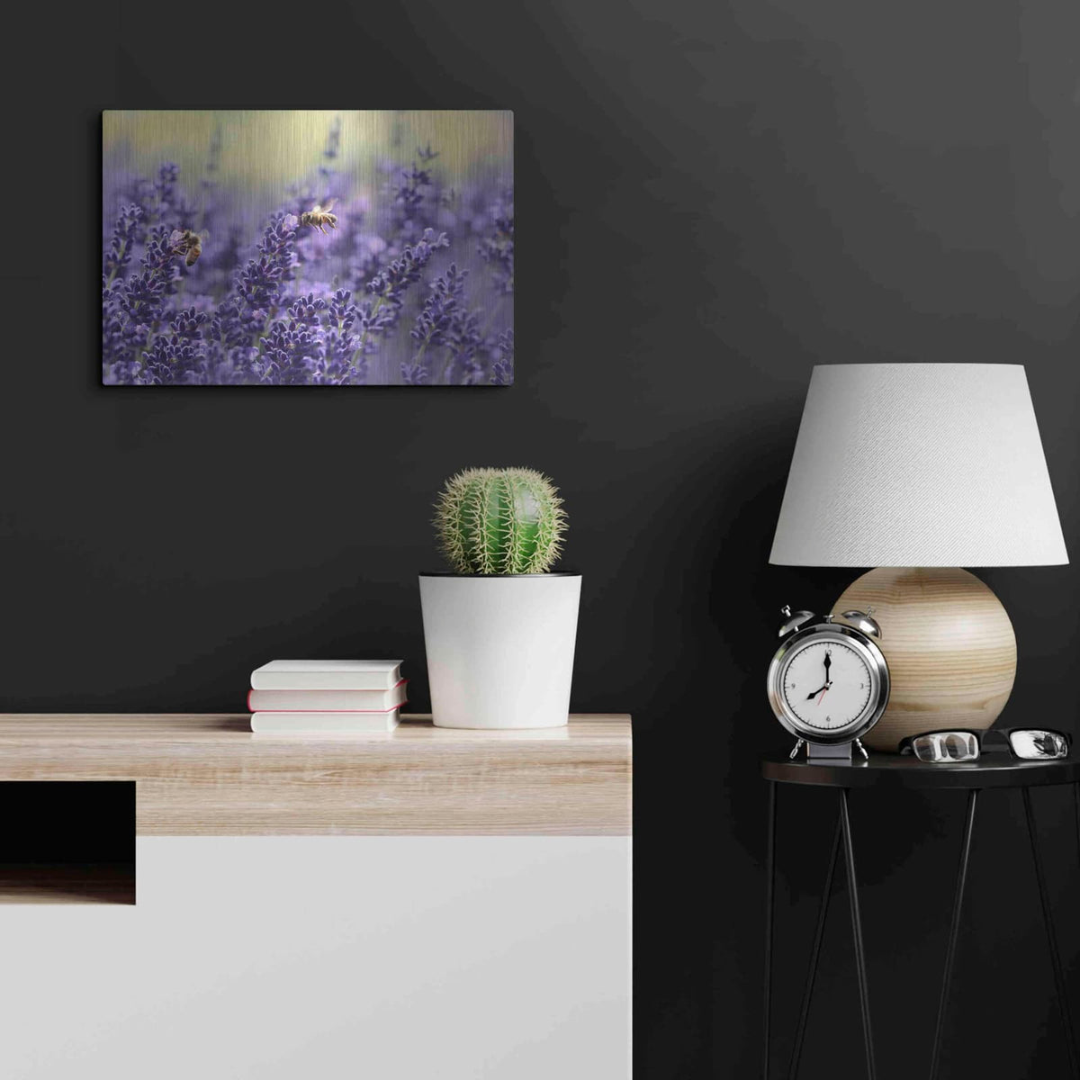 'Lavender Honey' by NASA Space Photos – Metal Wall Art, 24x16 room view