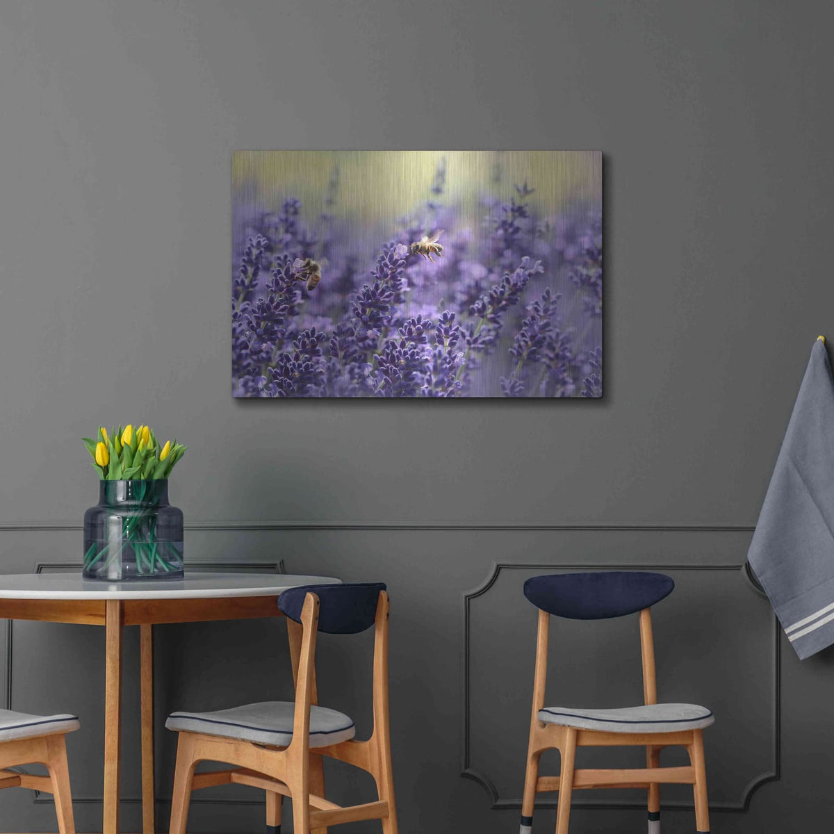 'Lavender Honey' by NASA Space Photos – Metal Wall Art, 36x24 room view